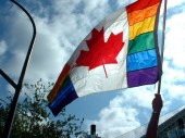 Canadian pride flag
