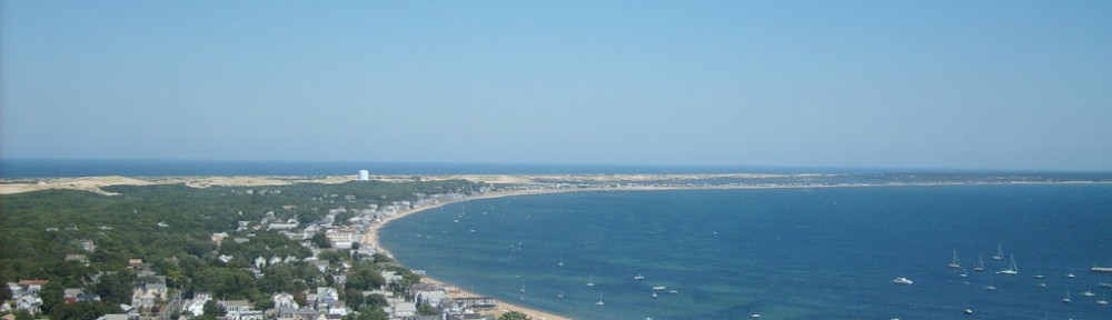 A view of Provincetown from the Pilgrim Monument