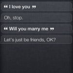 Siri responding to marriage proposal
