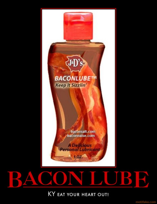 Brand New Bacon Flavored Lube: Be A Bacon Lover.